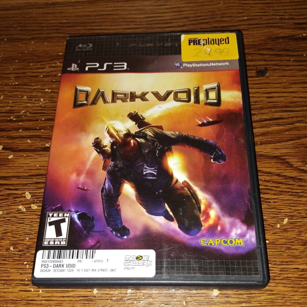 Dark Void (Sony PlayStation 3, PS3, 2008) with manual but no original case